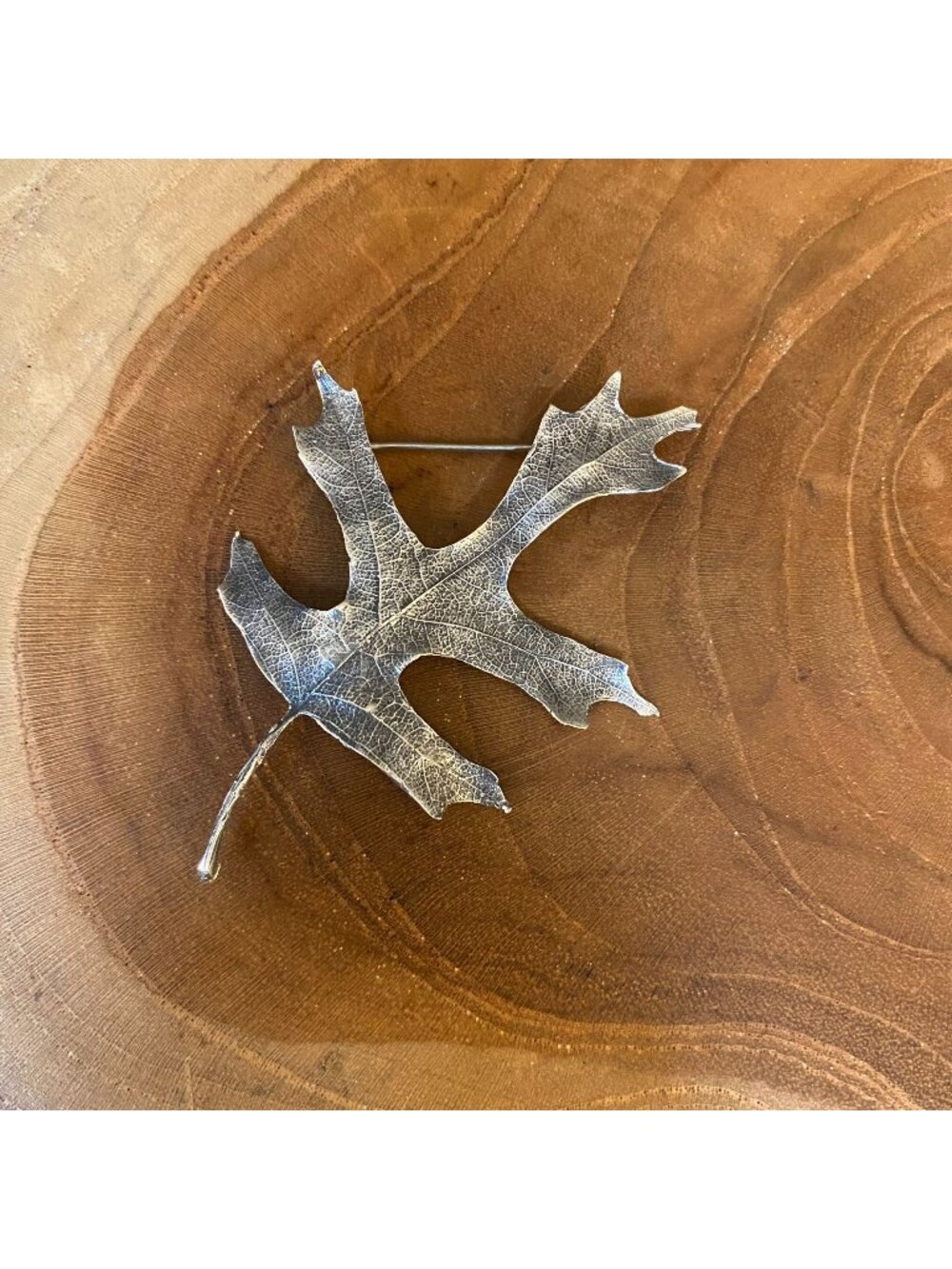 RETIRED James Avery Oak Leaf Brooch, Sterling Silver